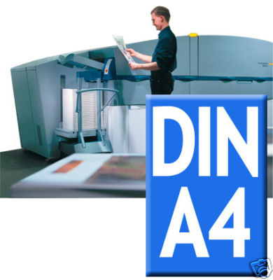 100 x Werbung / Flyer A4 Highend Digitaldruck in Farbe - Bild 1 von 1