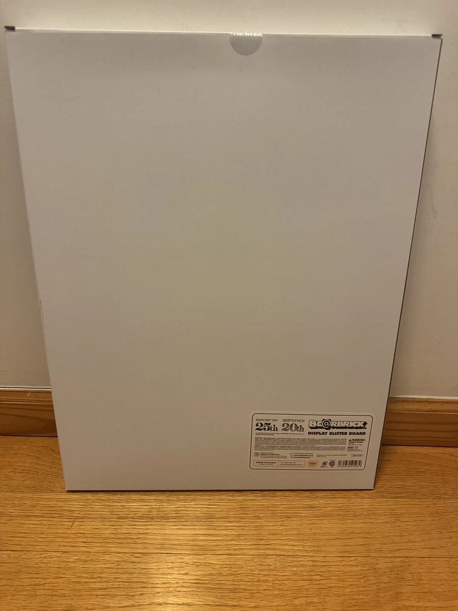BEARBRICK DISPLAY BLISTER BOARD Medicom Toy 25th Anniversary 