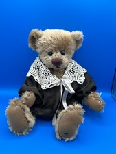 Ganz Ltd Ed Earl Cottage Collectibles Brwn Teddy Bear Plush w Tags 14" Lace Cape