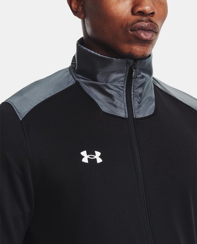 Men's UA Command Warm-Up Full-Zip Black/Gray/White Under Armour Jacket Large - Picture 4 of 6