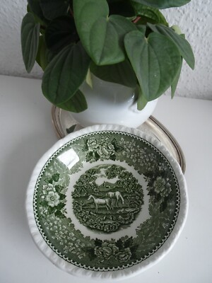   Adams English Scenic grün England Wedgwood Group   Schale Schüssel  