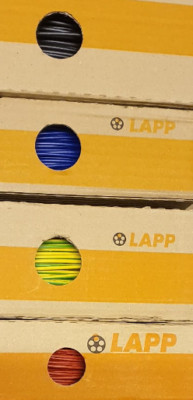 Lapp cable PVC cable H07V-K 4.0 to 25 mm² cable div colors