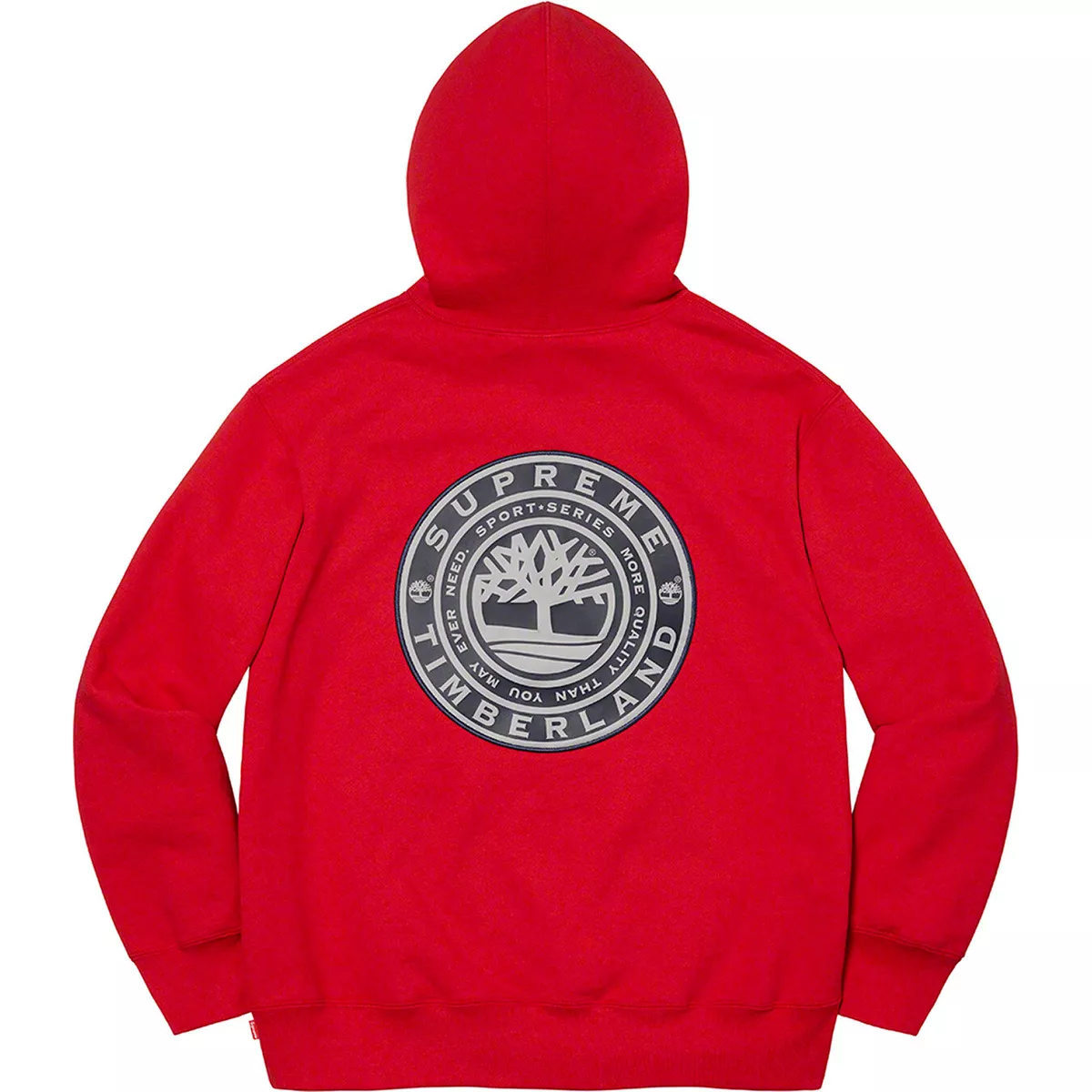 Supreme/Timberland Hooded Sweatshirt RED Size XLARGE BRAND NEW STREET WEAR  COOL