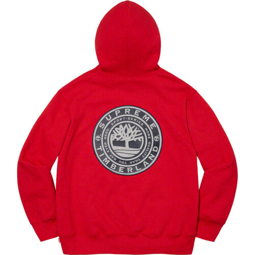 Redondo formar Tendencia Sudadera con capucha Supreme/Timberland ROJA talla XLARGE TOTALMENTE NUEVA  ROPA DE CALLE GENIAL | eBay