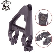 Mira triángulo frontal táctica de metal + eslinga giratoria para Airsoft Caza Serie M