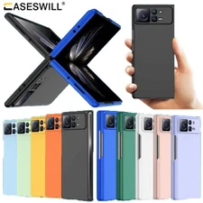 For Xiaomi Mix Fold 3 / 2 Case Slim Matte Hard Phone Cover + Screen Protector