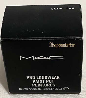 MAC Pro Longwear Paint Pot Shade LAYING  LOW ( Creamy Beige ) 5g / .17oz