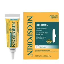 Neosporin Original First Aid Antibiotic Ointment with Bacitracin, .5 Oz Zinc