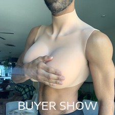 B-H Cup Realistic Breast Forms Silicone Fake Boobs For Crossdresser Drag Queen