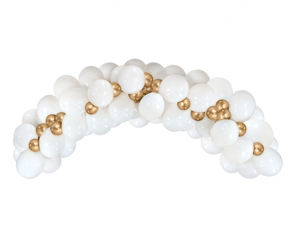 5902973168563 Отель типа постель и завтрак Girlanda balonowa бяло-злота 70 szt ГОДАН 4490₽