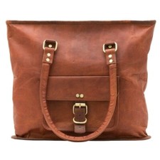 Women's Handbags Leather Tote Bag Purse Work Office Carryall Shoulder Bags 16 In
