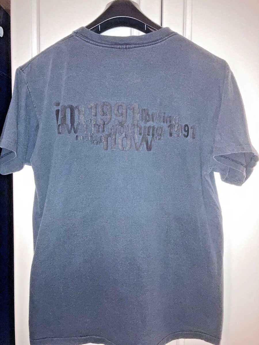 NIN Nine Inch Nails “NOW I'M NOTHING” Vintage Black Shirt NIN Nine Inch Nails “NOW I'M NOTHING” Vintage Black Shirt