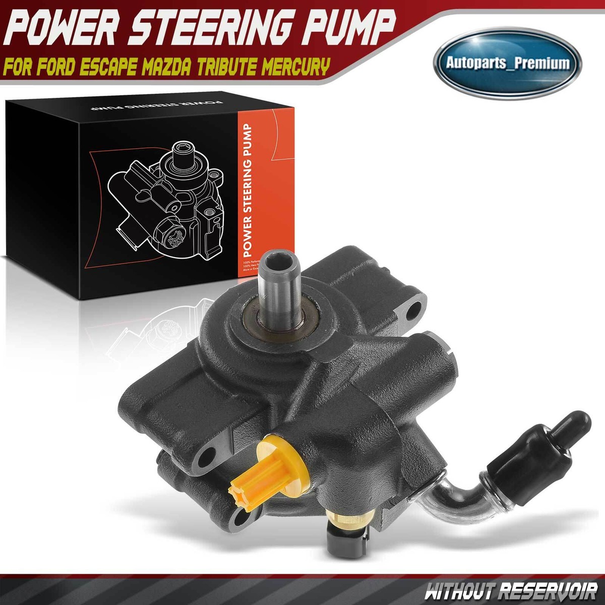 New Power Steering Pump w/o Pulley for Ford Escape Mazda Tribute