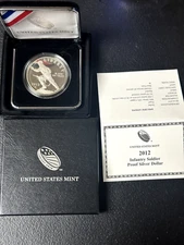 2012 U.S. Mint Infantry Soldier Silver Dollar W/CoA