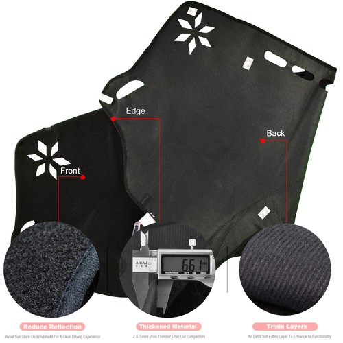 Xukey Dash Mat Dashboard Cover Dashmat For Dodge Journey 2011-2018 Carpet Pad - Picture 3 of 9