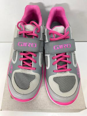 NEW Giro WHYND Women's Road Bike bicycle SHOES EU 38 US 6.5 Silver/Red