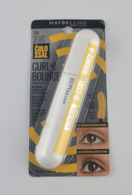 MAYBELLINE CURL BOUNCE MASCARA THE COLOSSAL BIG VOLUME 24HR WEAR 355 VERY BLACK