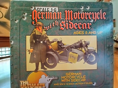 1/6 German Motorcycle With Sidecar From 21st Century Toys for sale