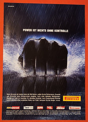 13. Pirelli & Arden Reifen Werbeanzeige Reklame Werbung 2005