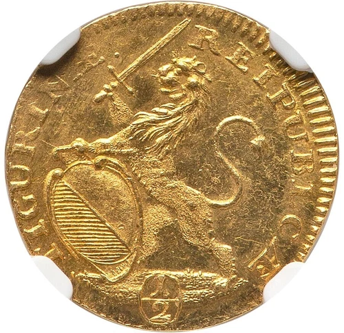 Switzerland - 1666 Zurich 1/2 Ducat - NGC MS62 - HIGHEST GRADED AT NGC - TOP POP