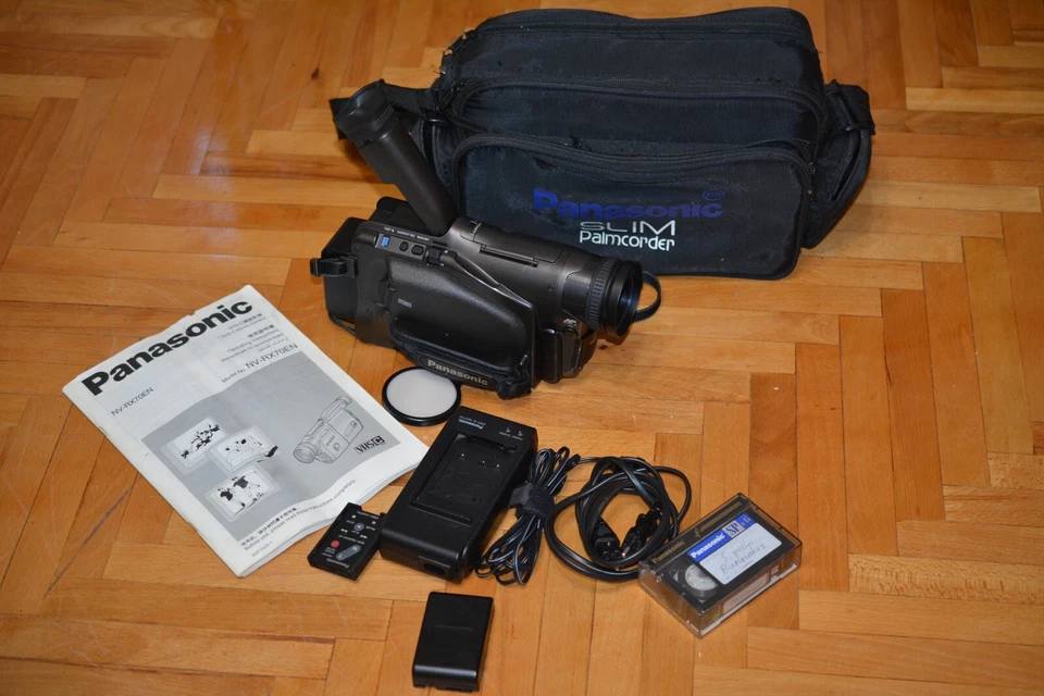 PANASONIC NV-RX 70 EG VHS-C cassette CAMCORDER slim - Image 2 of 4