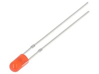 2X OSR5PA3E34B Led 3 Mm Rot 30° Front: GewöLbt Ohne Flansch Rastermaß: 2,54Mm Op