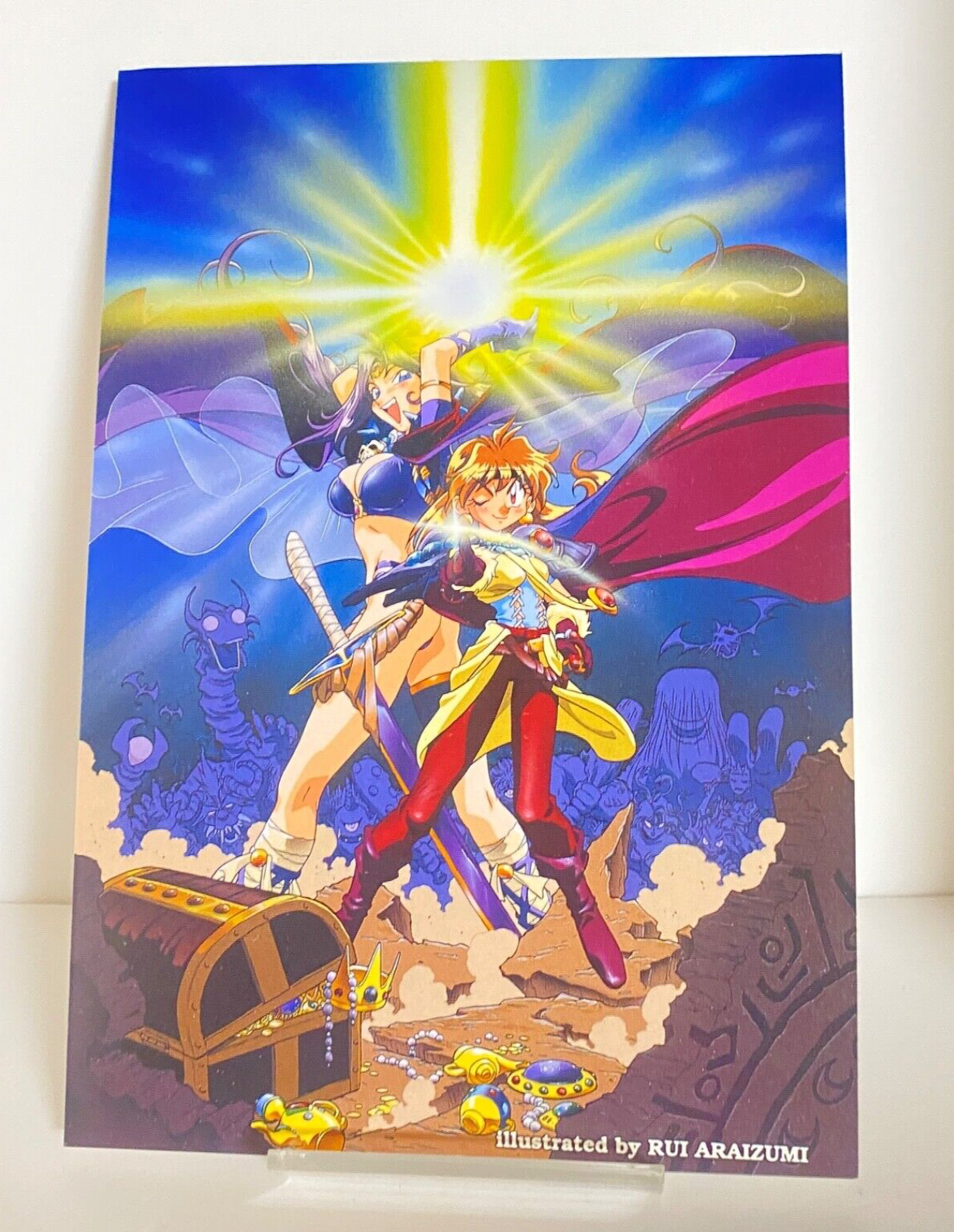 Lina Inverse & Naga the Serpent Limited Postcard 1995