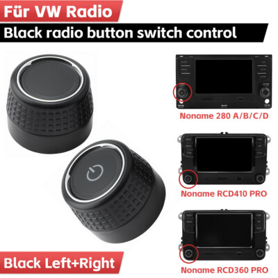 RCD360 RCD440 RCD410 280 280C MIB Auto Radio Knopf Drehknopf Rechts Links Set
