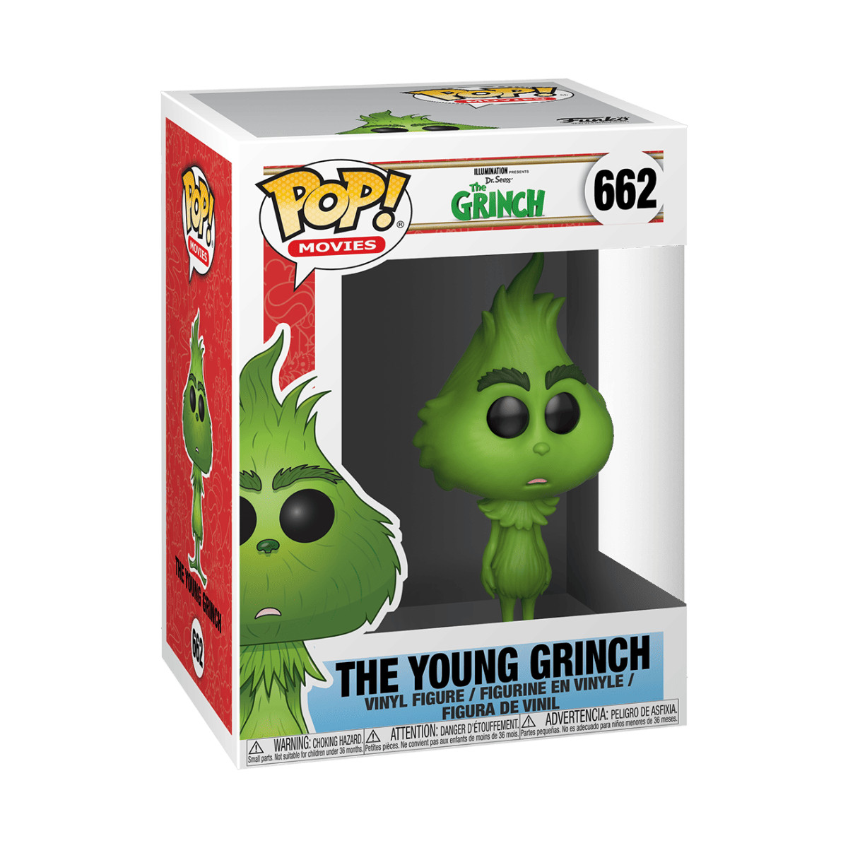 Funko Pop! Movies – The Grinch (jeune) N°662 – Illumination – édition 2018