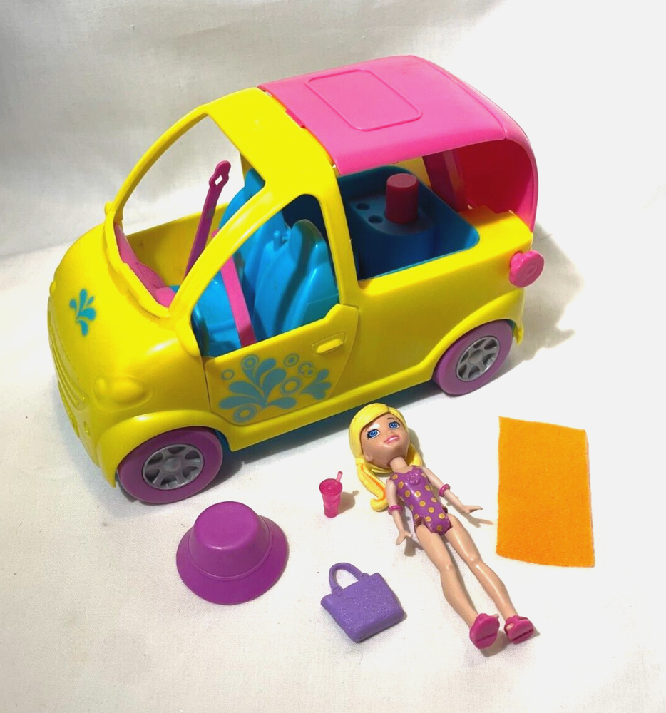 Polly Pocket Car Pool Cruiser Car with Doll and accessories 2011 - Complete set