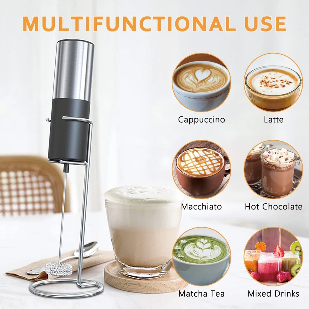 Milk Frother Battery Powered Milk Frother Stainless Steel Milk Frother Milk Frot