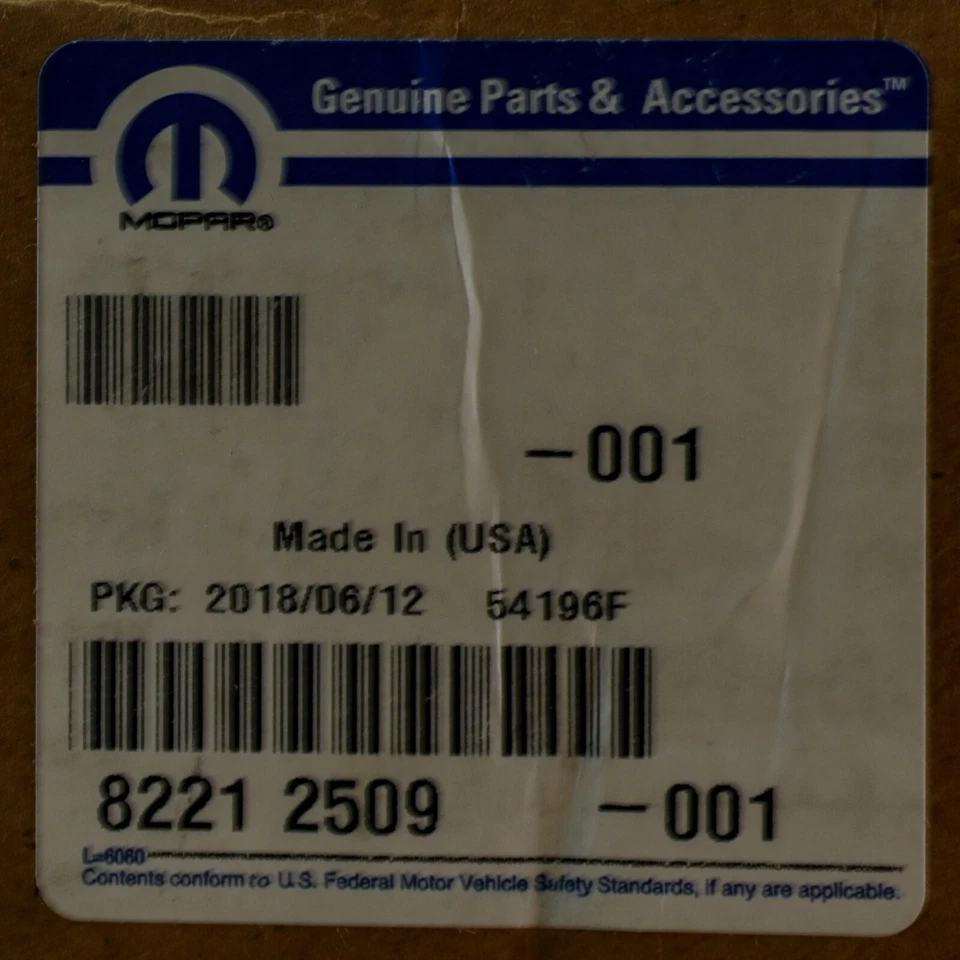 2009-2020 Dodge Journey Roof Rack Cross Bars MOPAR OEM NEW GENUINE 82212509 - Изображение 3 из 3