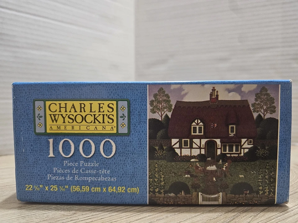 Charles Wysocki Bach's Magnificat in D Minor puzzle 1000 NEW sealed MB Hasbro - Image 3 of 4