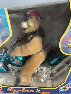 Happy Harlee Bear Motorcycle toy 1999 In Box | eBay