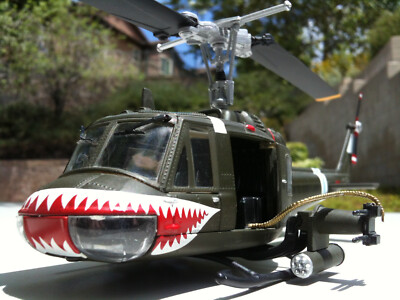 Corgi Bell UH-1C Huey Assault Helicopter US Army 174th AHC Sharks
