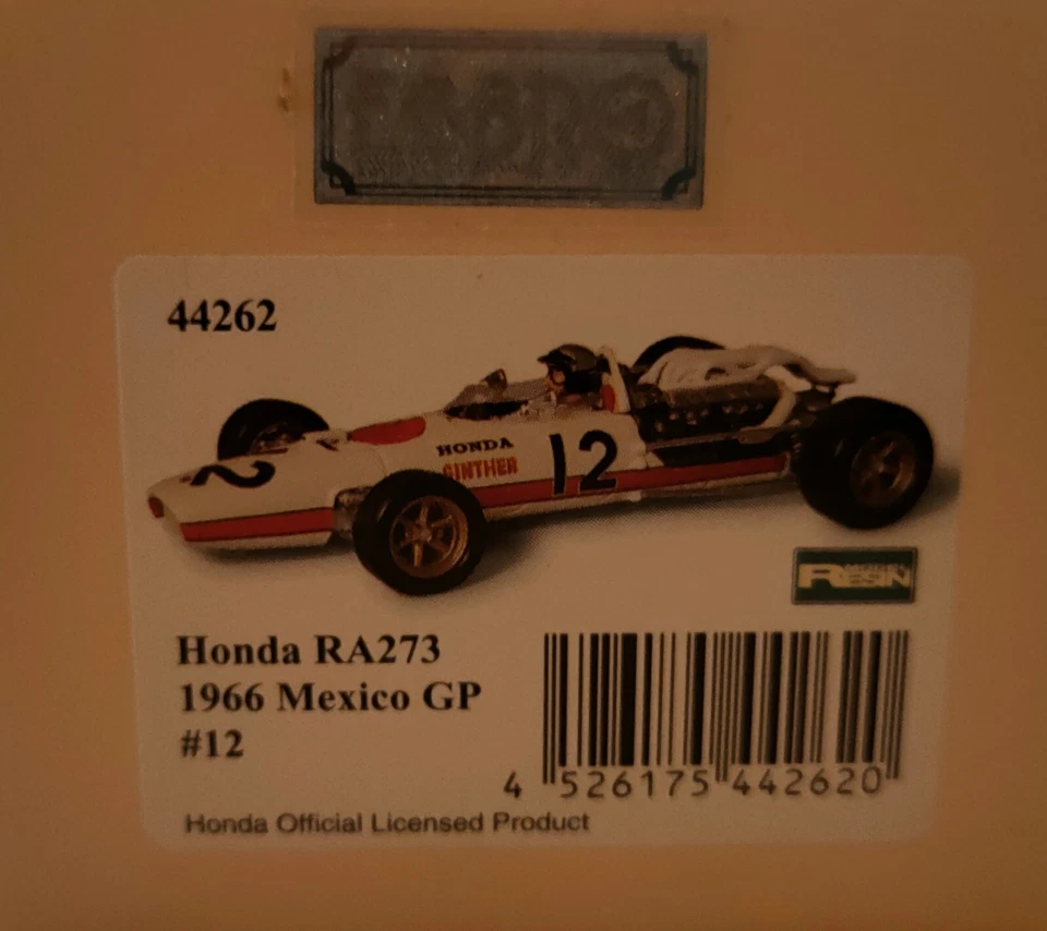 Ebbro 44262 Honda RA273 Mexico GP 1966 Ginther 1/43 - Immagine 4 di 4