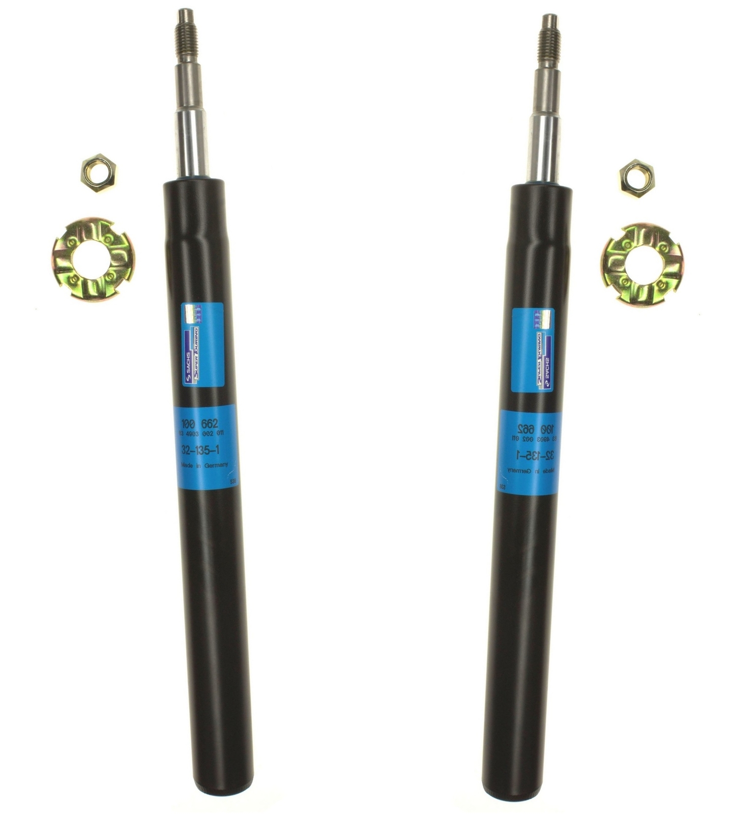 NEW Pair Set of 2 Front Sachs Strut Cartridges For Volvo 740 760 780