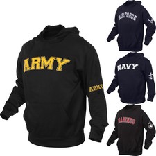 Pullover Sweatshirt Warm Comfortable US Marines Air Force Army Navy Hoodie