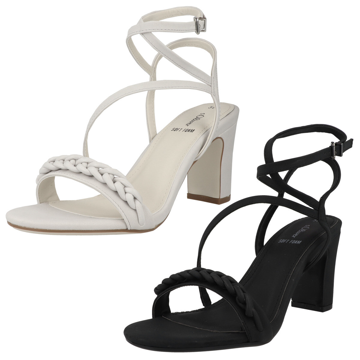 S.Oliver 5-28217-20 Zapatos de Tacón de Mujer Sandalias Zapatos de Verano Tiras