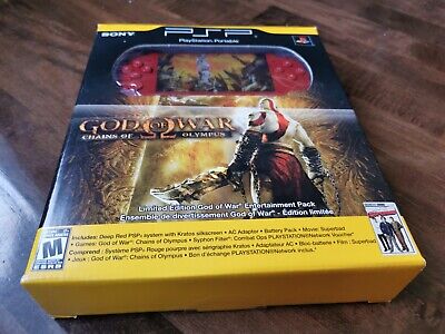 PSP God of War Chains of Olympus Limited PlaystationPortable Red New sealed  Sony