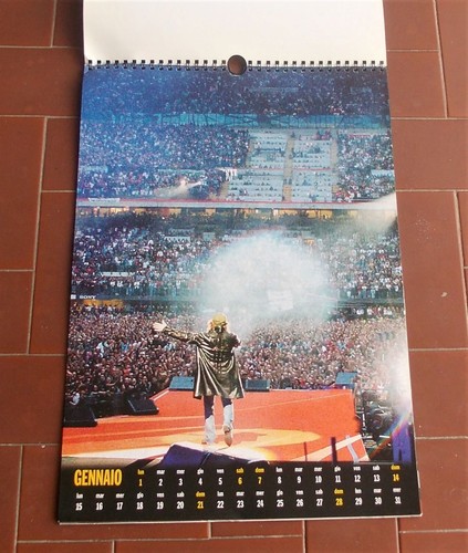 Calendario VASCO ROSSI 2007 - Edibas IL BLASCO Fans club BUONI O CATTIVI Live - Picture 2 of 2