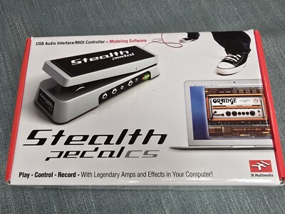 IK Multimedia Stealth Guitar Pedal USB Audio Interface MIDI Control w/ Software