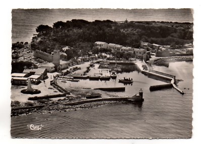 BANDOR - Hafen Der Insel (J672) Postkarte Var 83 Schwarz Weiß