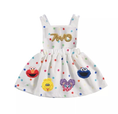 second birthday dress Little Girl's Pink and White Unicorn 2nd Birthday Dress, S (2-3T)