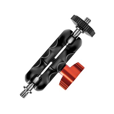 Magic Arm with Double Ball Head and 1/4'' Screw - Compatible with Super Clamp ...