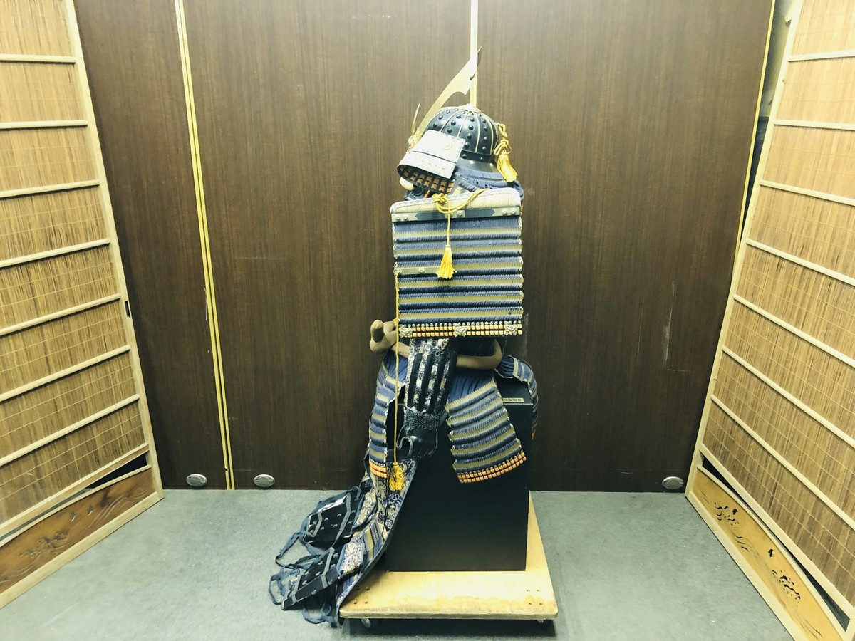 Ensemble De Casques Blindés Samouraï Y7037 – Yoroi Fer – Vintage Japon – Post 1940