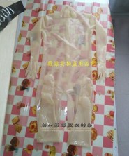 Latex gummi catsuit with gloves socks back zip 0.4mm