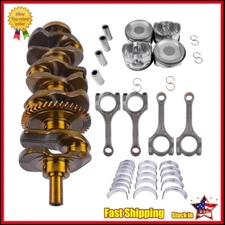 Crankshaft + Con Rods + Bearings + Pistons Set for Toyota Camry RAV4 2.4L 2AZFE