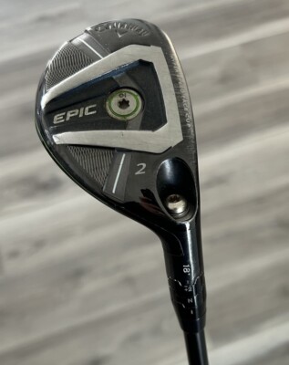 Callaway Epic 18* 2 Hybrid 2H RH Right KBS Tour Prototype 95 X Extra Stiff Flex