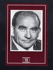 Ed Asner Actor 1991 Face To Face Game Famous Celebrity Card
